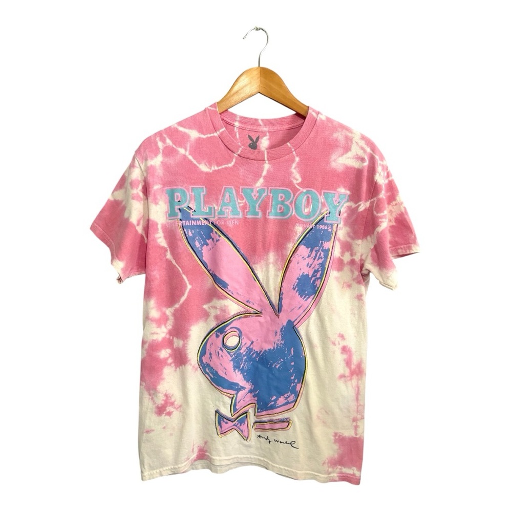 PLAYBOY Andy Warhol Tie-Dye Graphic Tee